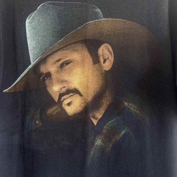 Vintage 1995 Tim McGraw I Like It I Love It Tour Band Tee Single Stitch Large - Picture 2 of 5